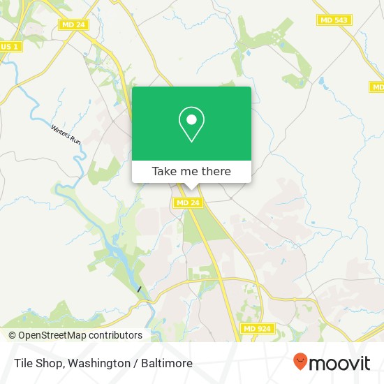 Mapa de Tile Shop, 5 Bel Air South Pkwy