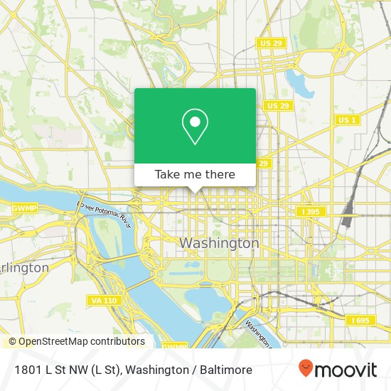 1801 L St NW (L St), Washington, DC 20036 map