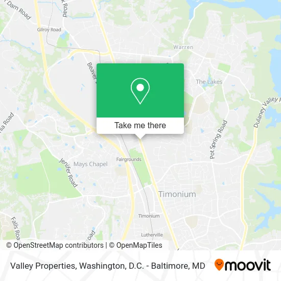 Valley Properties map