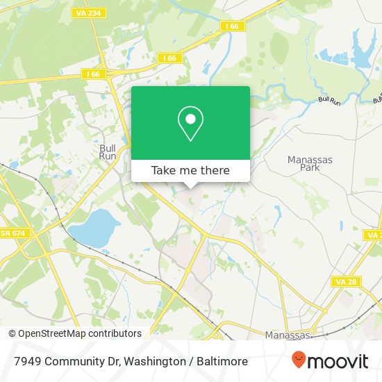 7949 Community Dr, Manassas, VA 20109 map