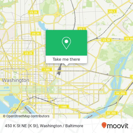450 K St NE (K St), Washington, DC 20002 map