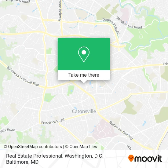 Real Estate Professional map