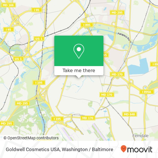 Goldwell Cosmetics USA, 981 Corporate Blvd map