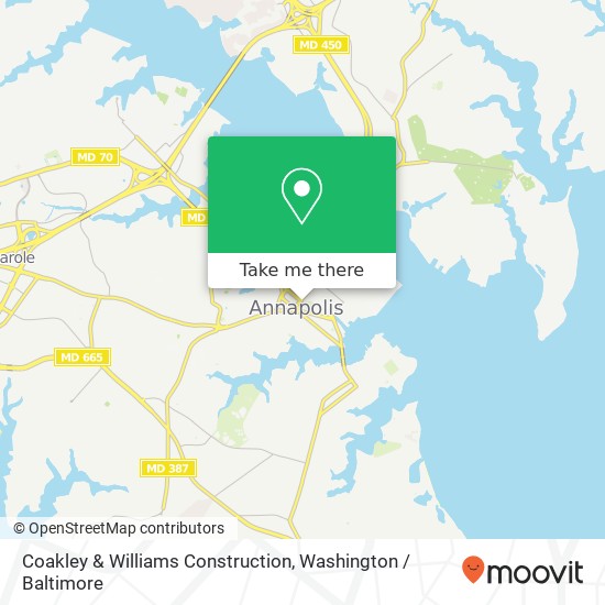 Mapa de Coakley & Williams Construction