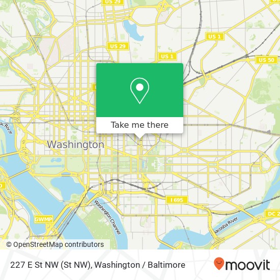 227 E St NW (St NW), Washington, DC 20001 map