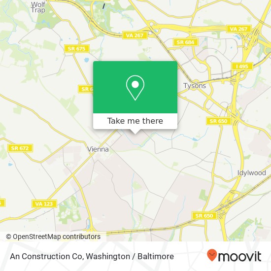 An Construction Co map