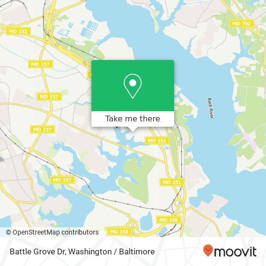 Battle Grove Dr, Dundalk, MD 21222 map