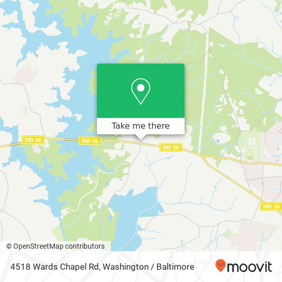 4518 Wards Chapel Rd, Owings Mills (GARRISON), MD 21117 map