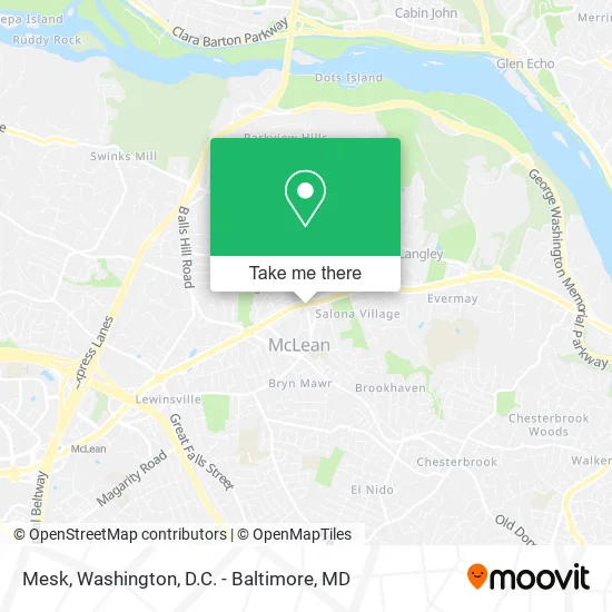 Mesk map