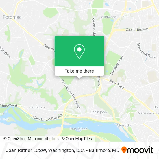 Jean Ratner LCSW map