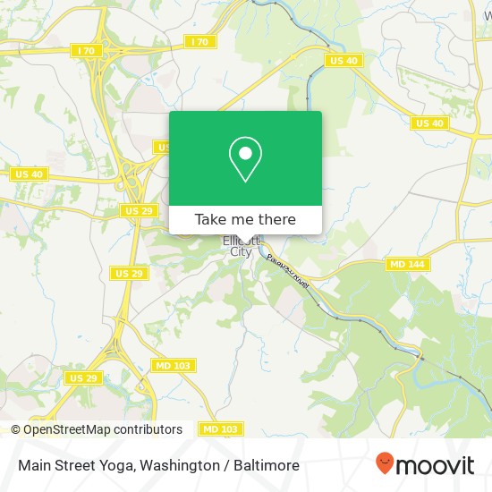Main Street Yoga, 8167 Main St map