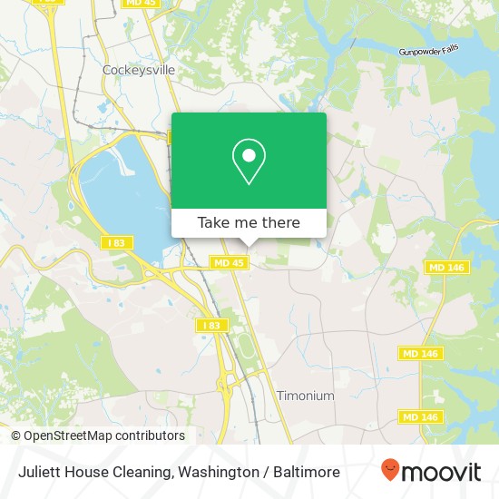 Mapa de Juliett House Cleaning, 38 Gibbons Blvd