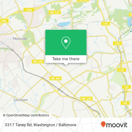 3317 Taney Rd, Baltimore, MD 21215 map