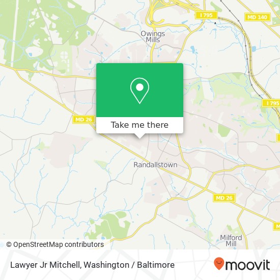 Mapa de Lawyer Jr Mitchell, 3708 Sonara Rd