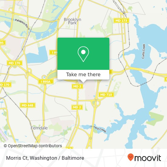 Morris Ct, Glen Burnie (GLEN BURNIE), MD 21060 map