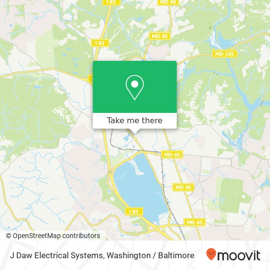 Mapa de J Daw Electrical Systems, 10815 Beaver Dam Rd