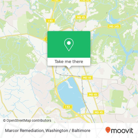 Mapa de Marcor Remediation, 246 Cockeysville Rd