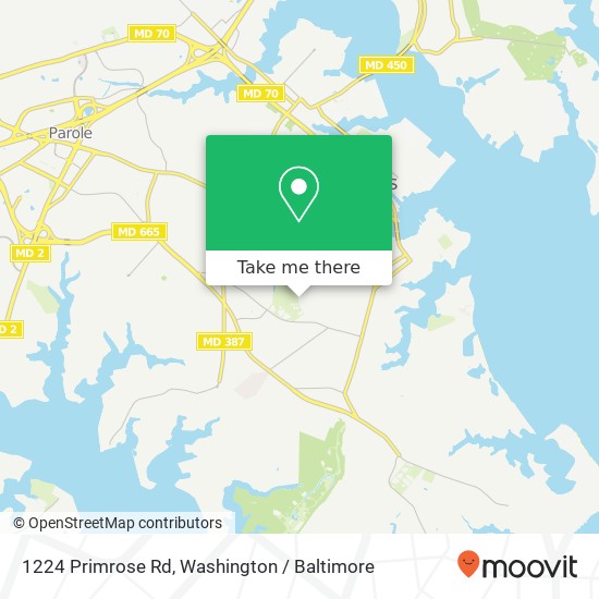 1224 Primrose Rd, Annapolis, MD 21403 map