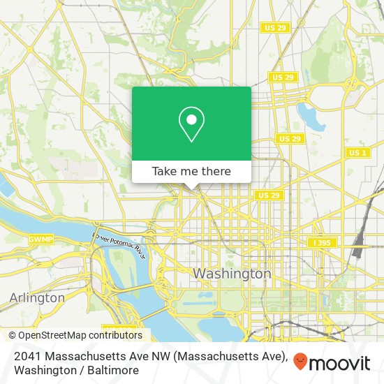 2041 Massachusetts Ave NW (Massachusetts Ave), Washington, DC 20036 map