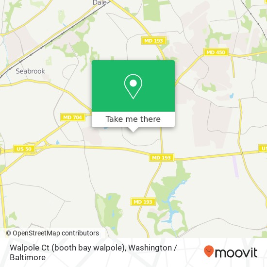 Walpole Ct (booth bay walpole), Bowie, MD 20720 map