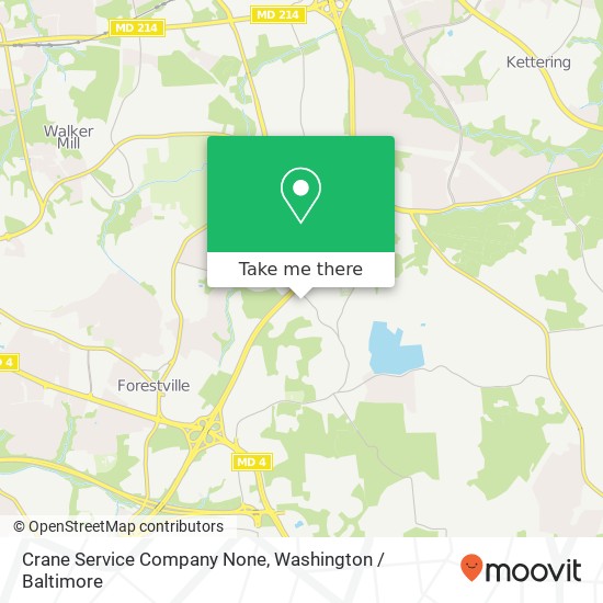 Mapa de Crane Service Company None, 8959 Darcy Rd