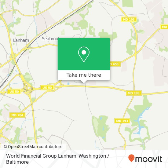 World Financial Group Lanham, 4200 Forbes Blvd map