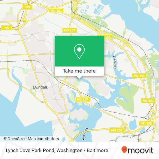 Mapa de Lynch Cove Park Pond