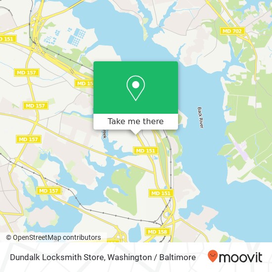 Dundalk Locksmith Store, 4045 North Point Blvd map