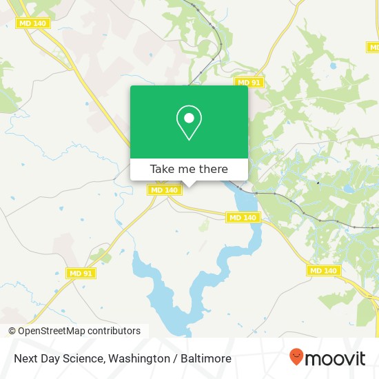 Next Day Science map