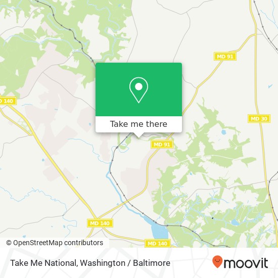 Mapa de Take Me National