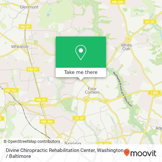 Mapa de Divine Chiropractic Rehabilitation Center, 344 University Blvd W