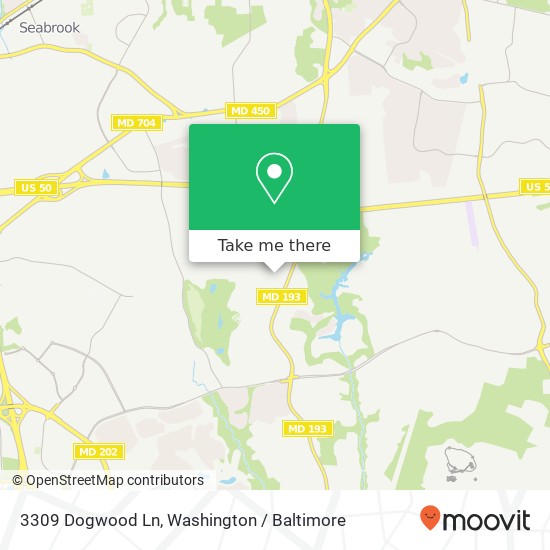 3309 Dogwood Ln, Bowie, MD 20721 map