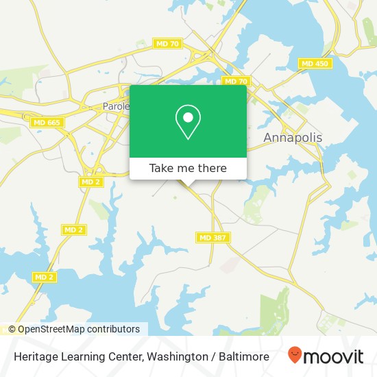 Mapa de Heritage Learning Center, 1740 Forest Dr