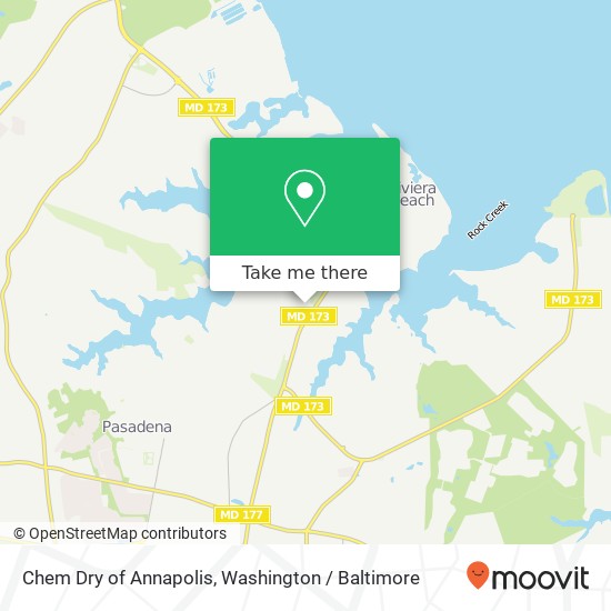 Mapa de Chem Dry of Annapolis, 1162 Booth Bay Harbour