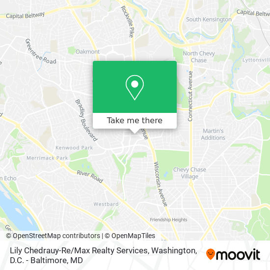 Mapa de Lily Chedrauy-Re / Max Realty Services
