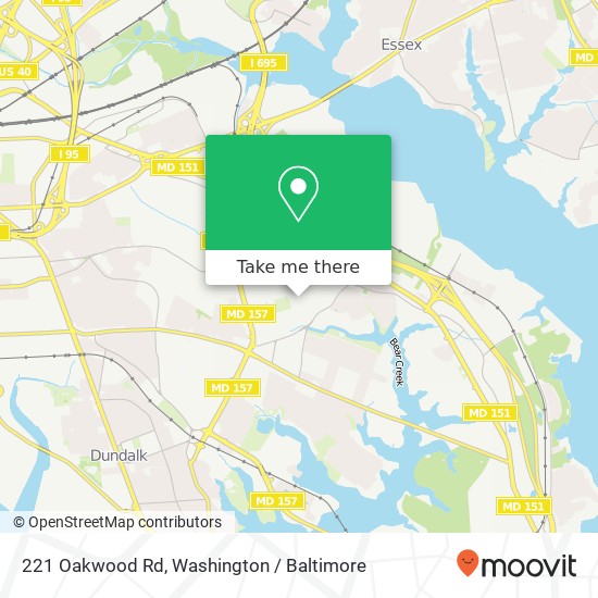 221 Oakwood Rd, Dundalk, MD 21222 map