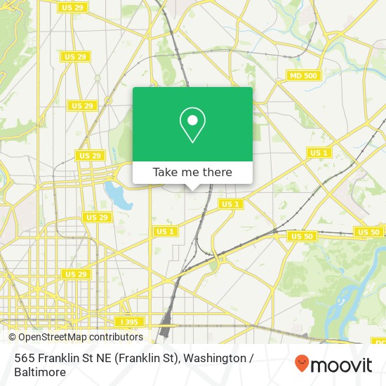 565 Franklin St NE (Franklin St), Washington, DC 20017 map