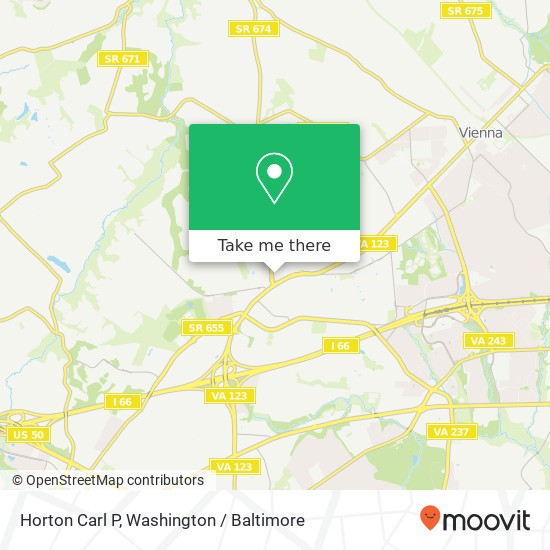 Horton Carl P, 2915 Hunter Mill Rd map