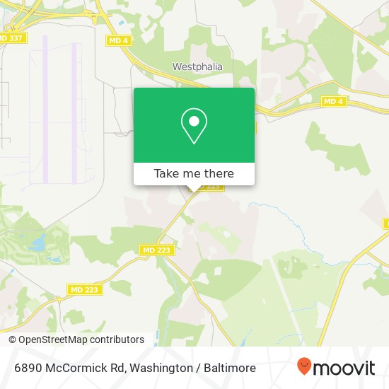 6890 McCormick Rd, Upper Marlboro, MD 20772 map