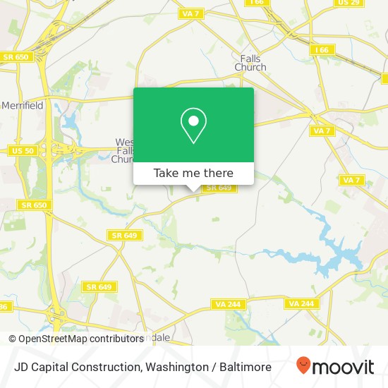 Mapa de JD Capital Construction, 3247 Blundell Rd