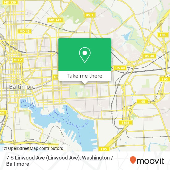 7 S Linwood Ave (Linwood Ave), Baltimore, MD 21224 map