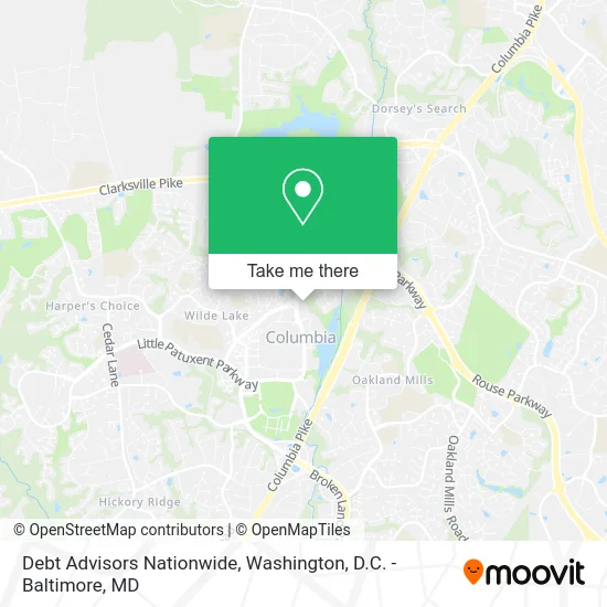 Debt Advisors Nationwide map