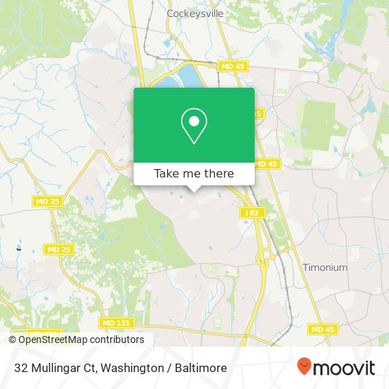 32 Mullingar Ct, Lutherville Timonium, MD 21093 map