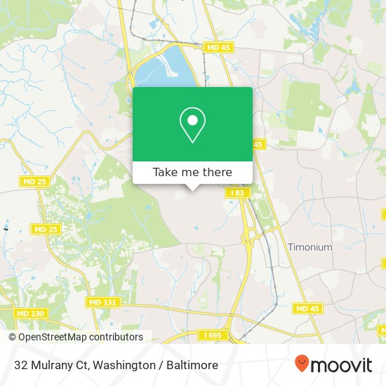 32 Mulrany Ct, Lutherville Timonium, MD 21093 map