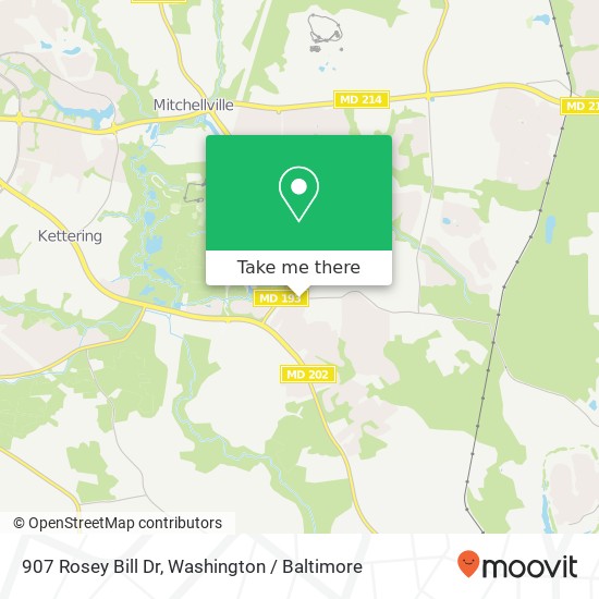 907 Rosey Bill Dr, Upper Marlboro, MD 20774 map