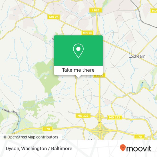 Dyson, 2707 N Rolling Rd map