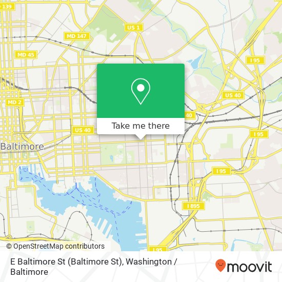 E Baltimore St (Baltimore St), Baltimore, MD 21224 map