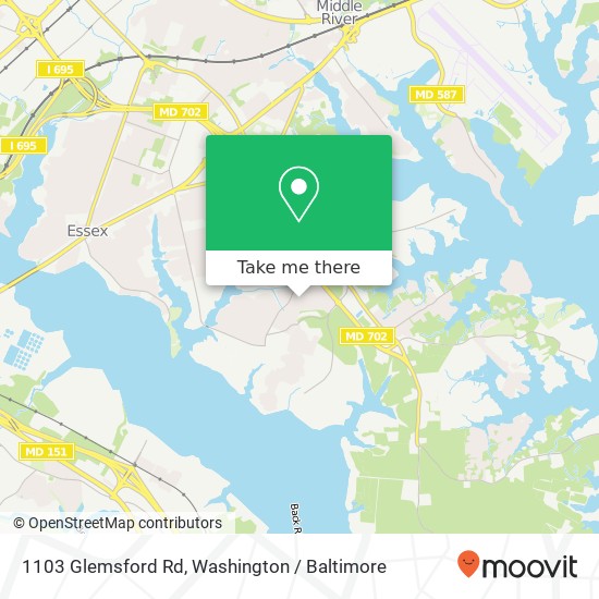 1103 Glemsford Rd, Essex, MD 21221 map