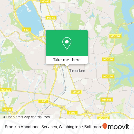 Mapa de Smolkin Vocational Services, 2066 York Rd