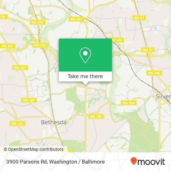 3900 Parsons Rd, Chevy Chase, MD 20815 map